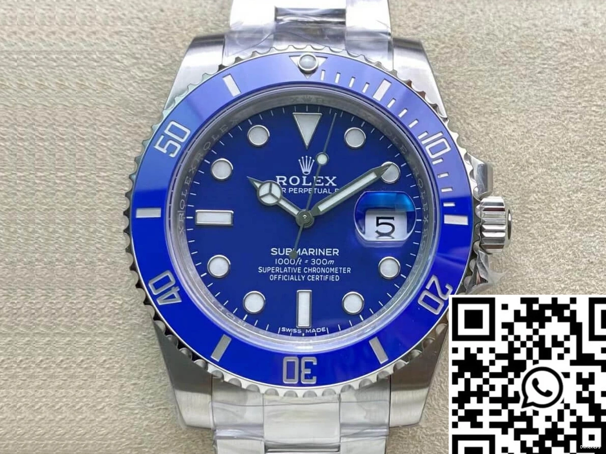 Submariner VS Rolex Dial Blue 116619LB-97209 Factory 1230
